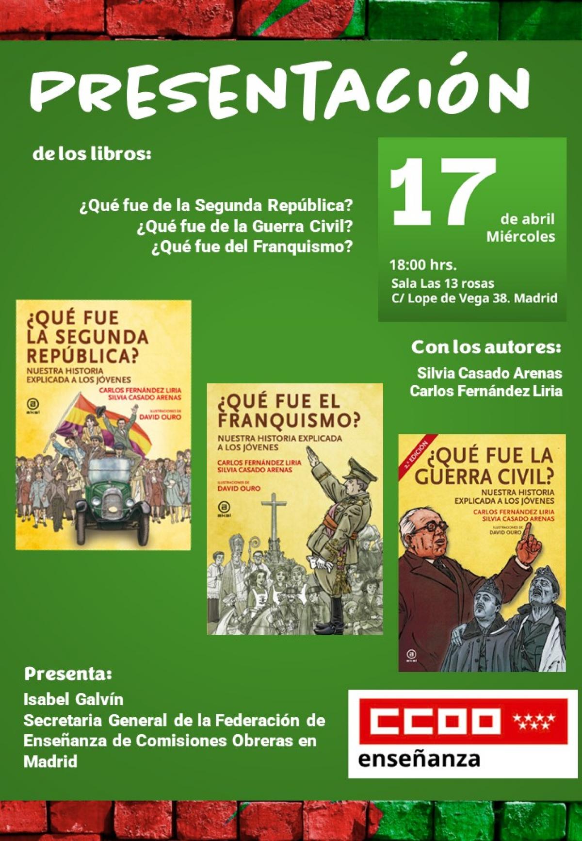 Presentacin de la Triloga histrica de Silvia Casado Arenas y Carlos Fernndez Liria