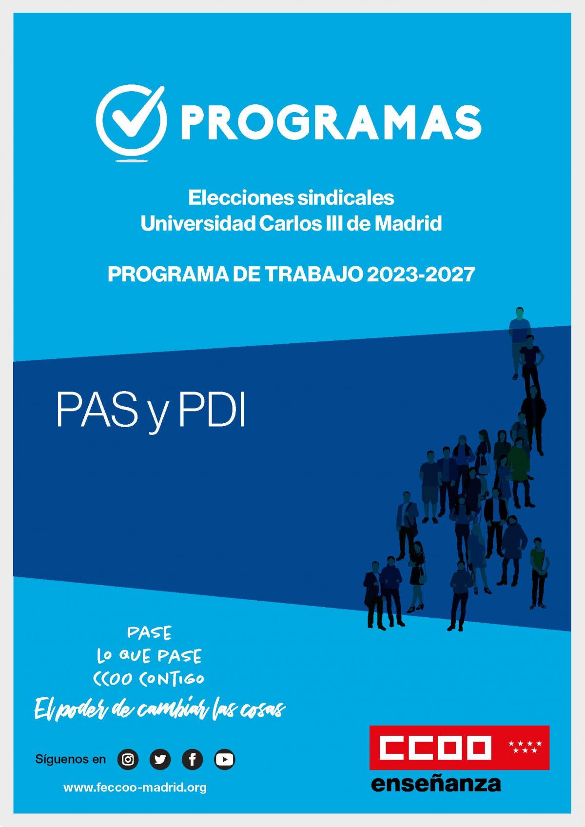 IMAGEN_Programa comun PAS Y PDI_2023-27 CCOO UC3M