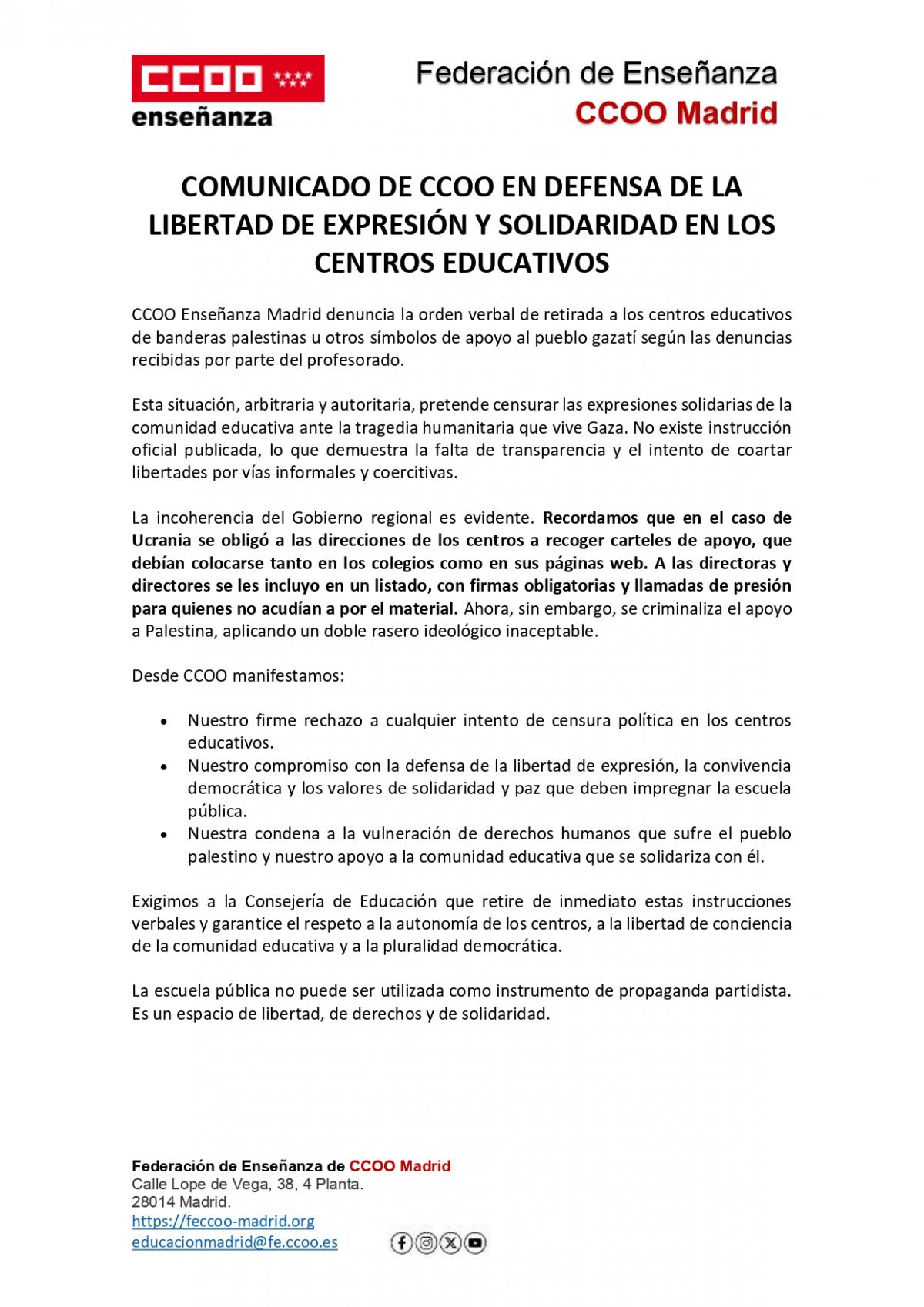 Comunicado