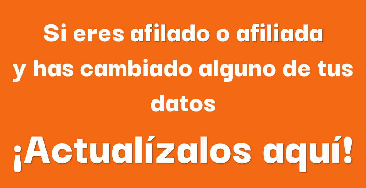 Actualiza tus datos