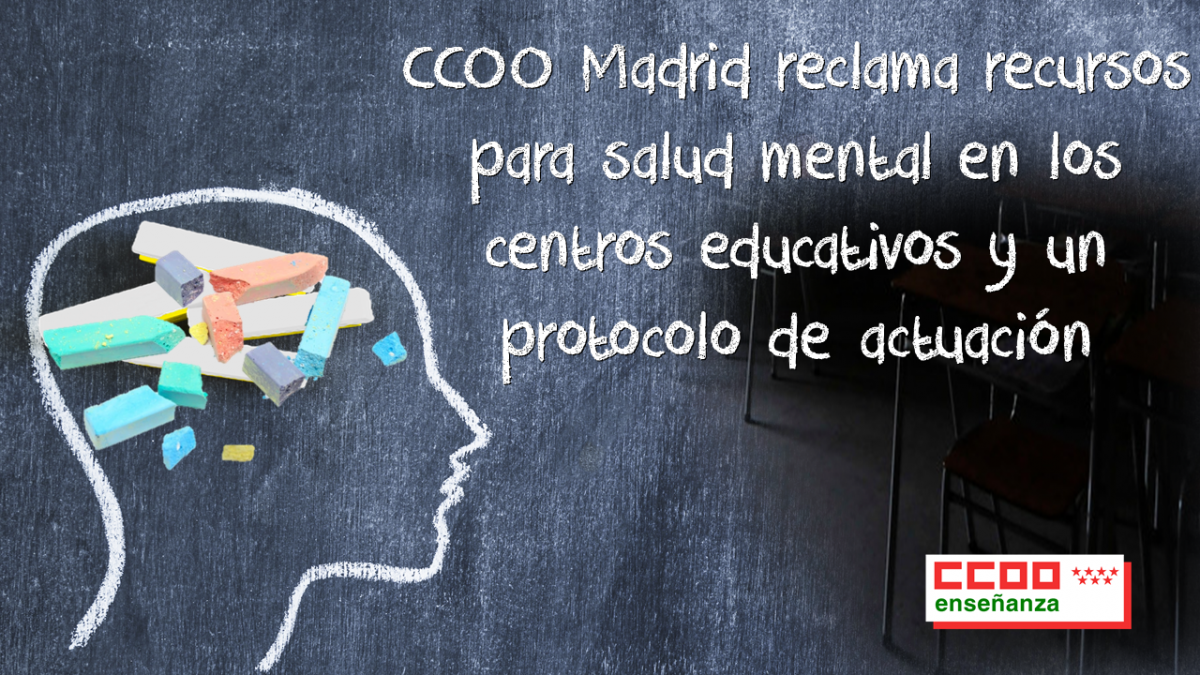 Salud mental en los centros educativos y un protocolo de actuación