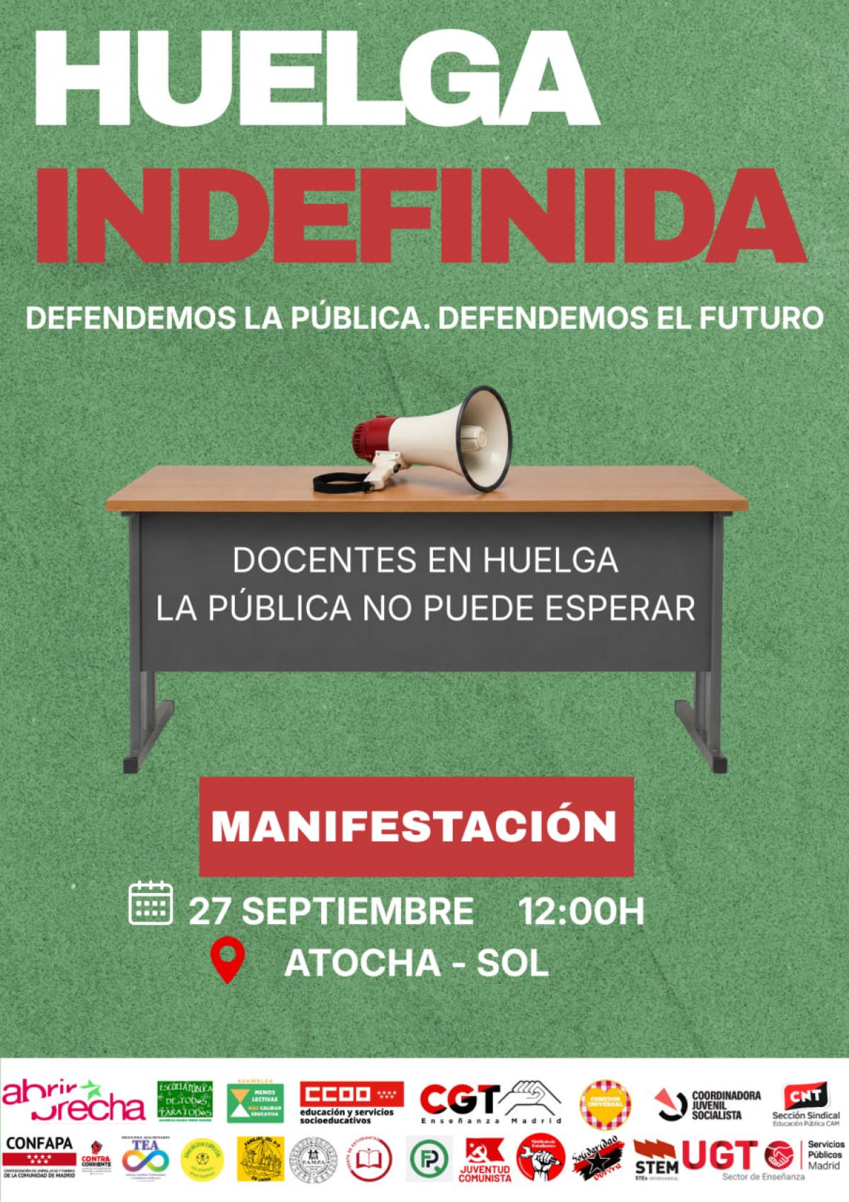 La Educación Pública sale a la calle