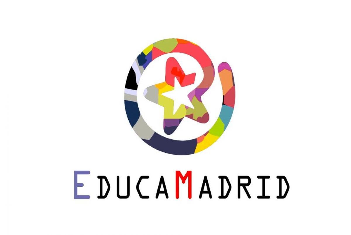 Logo Educamadrid colores