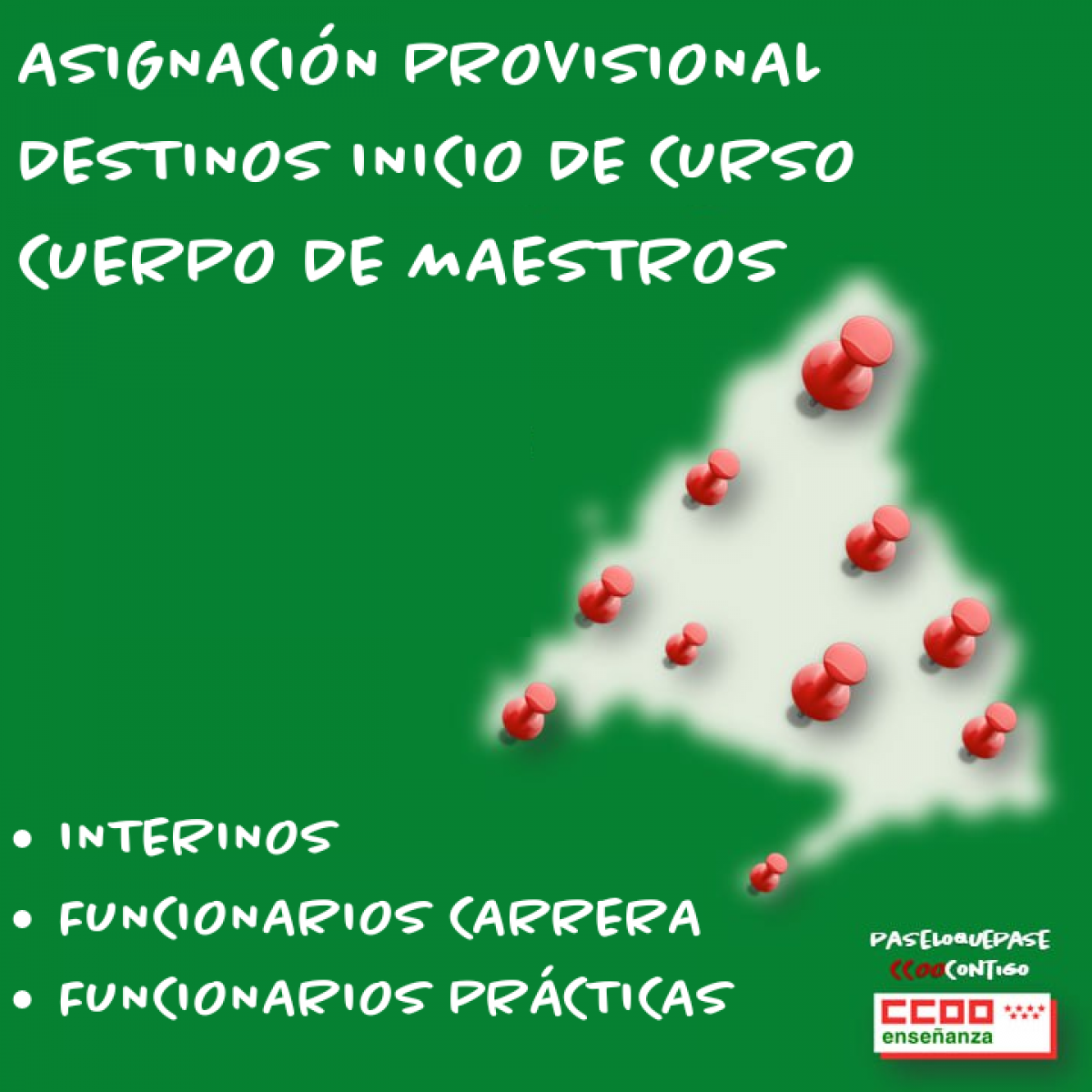 ASIGNACION DESTINOS PROVISIONAL MAESTROS