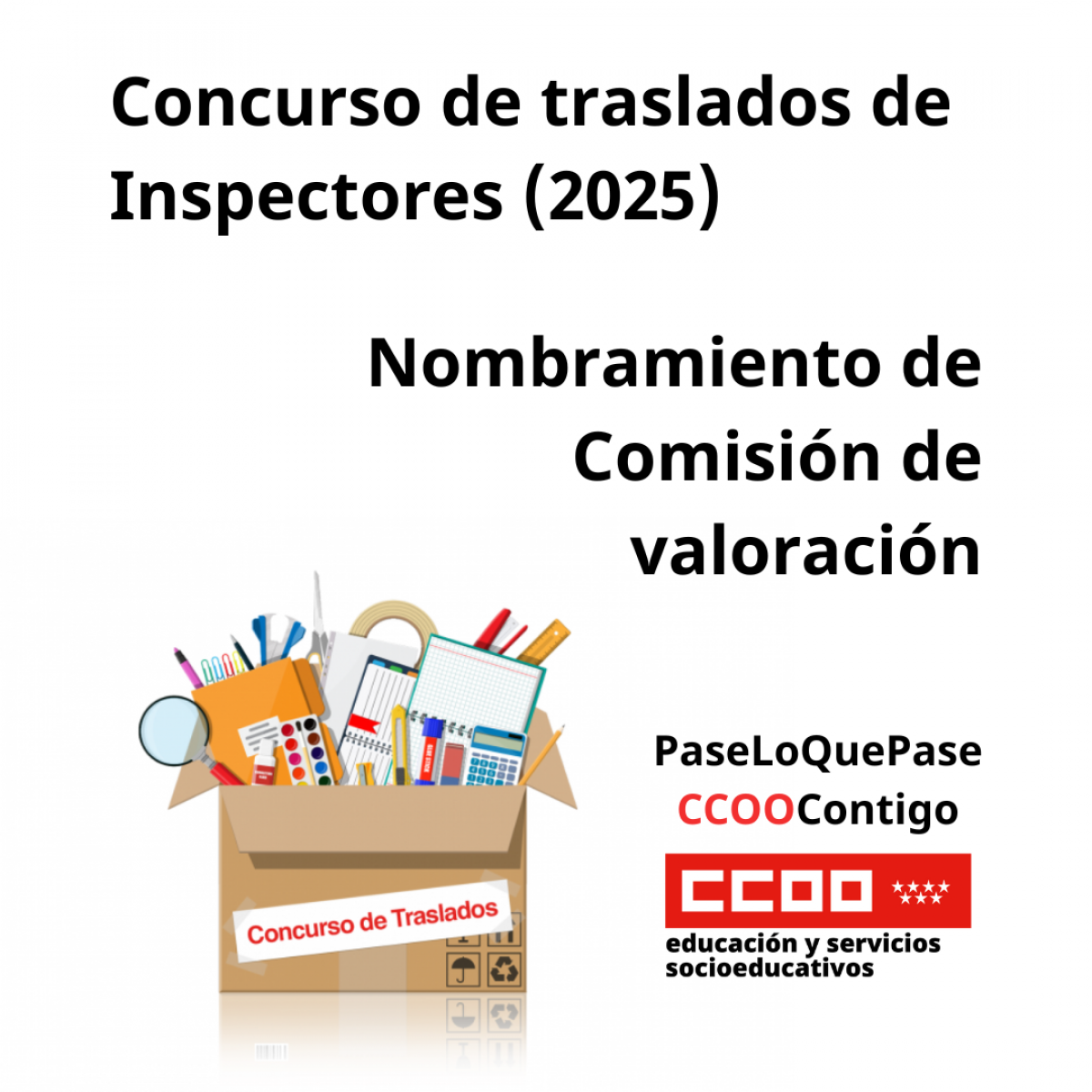 Nombramiento de Comisión de valoración