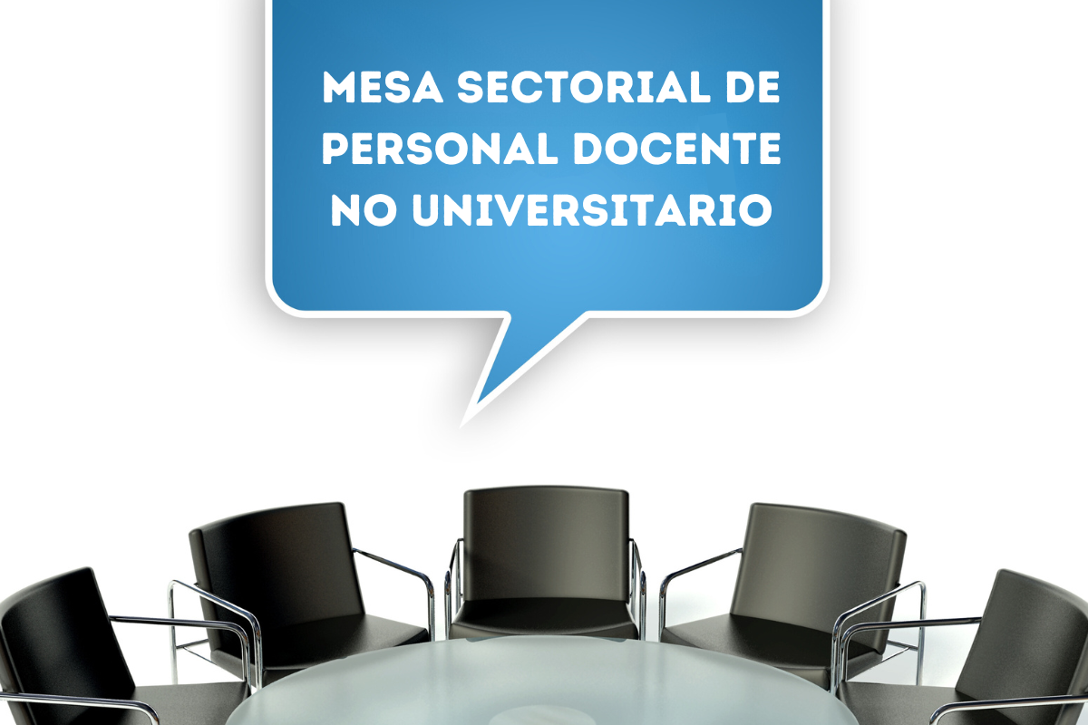 Mesa Sectorial de personal docente no universitario