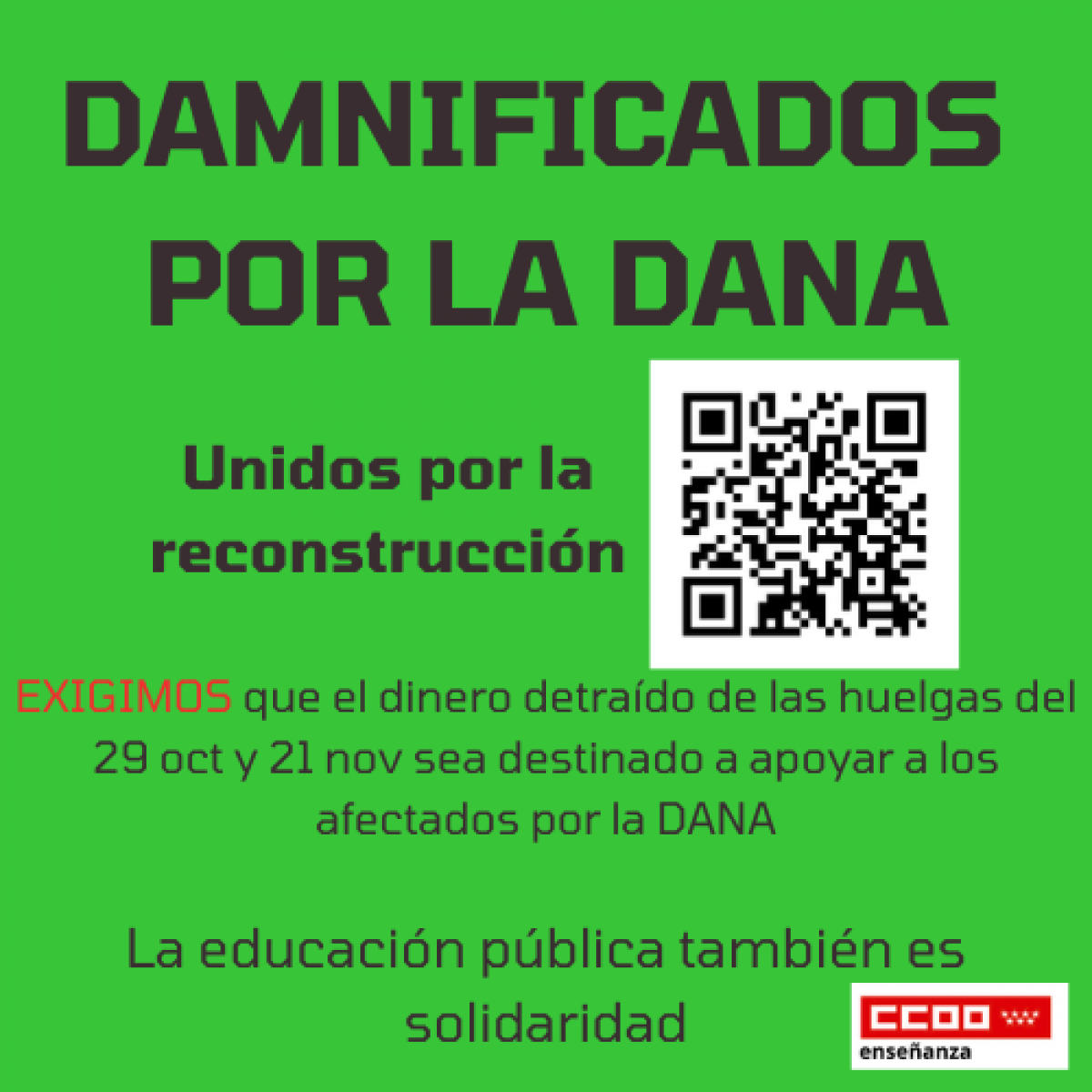 modificacin cartel dana