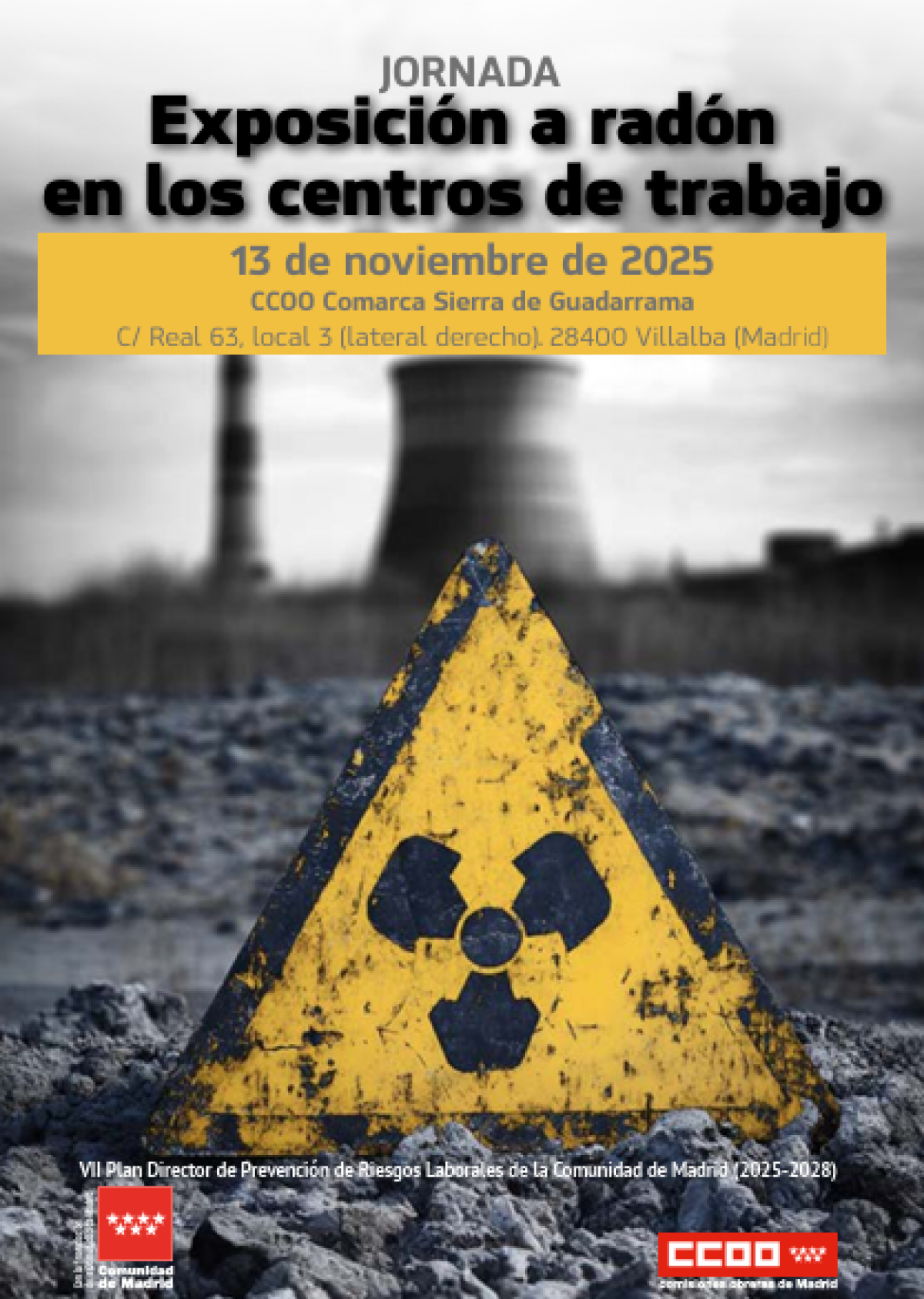 Jornada Exposición al radón en los centros de trabajo