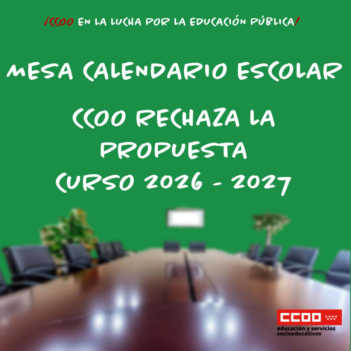 Calendario escolar 2026-2027