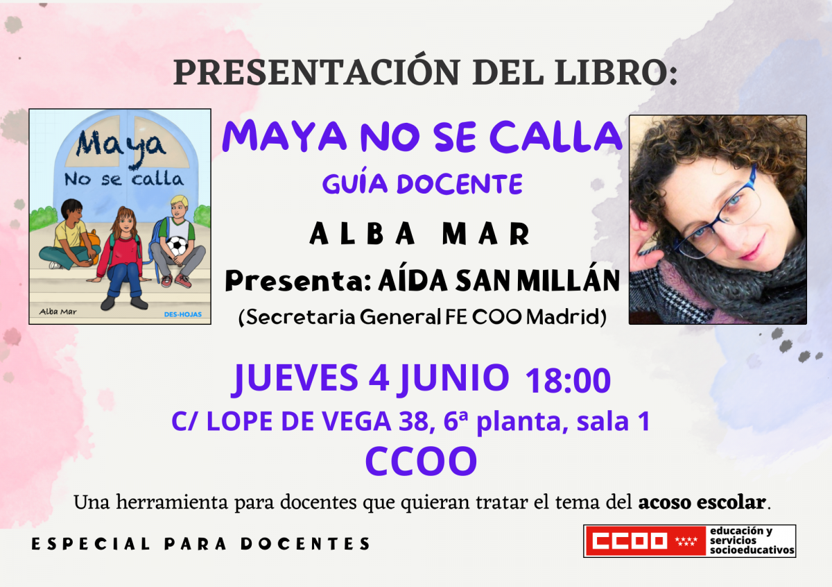 Presentación del libro: Maya no se calla