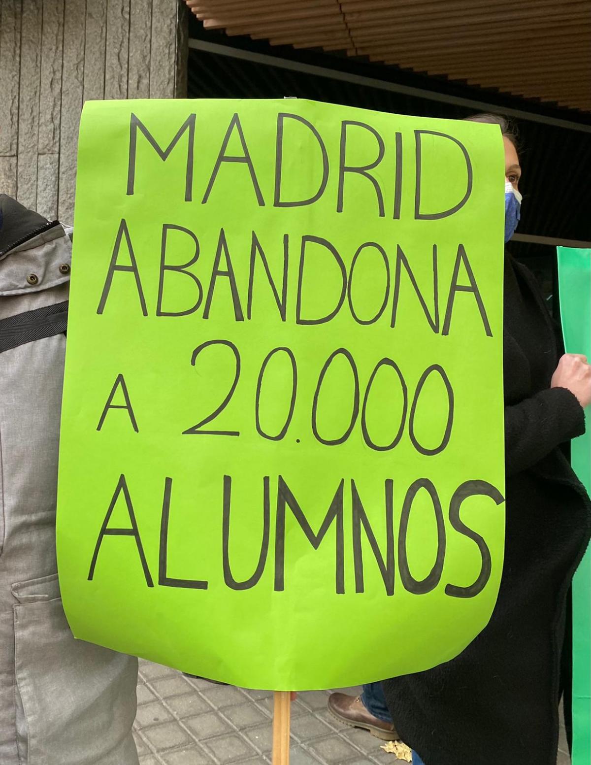 Concentración Asamblea de Madrid