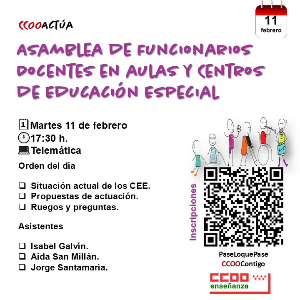 Asamblea de Funcionarios Docentes en Aulas y Centros de Educacin Especial