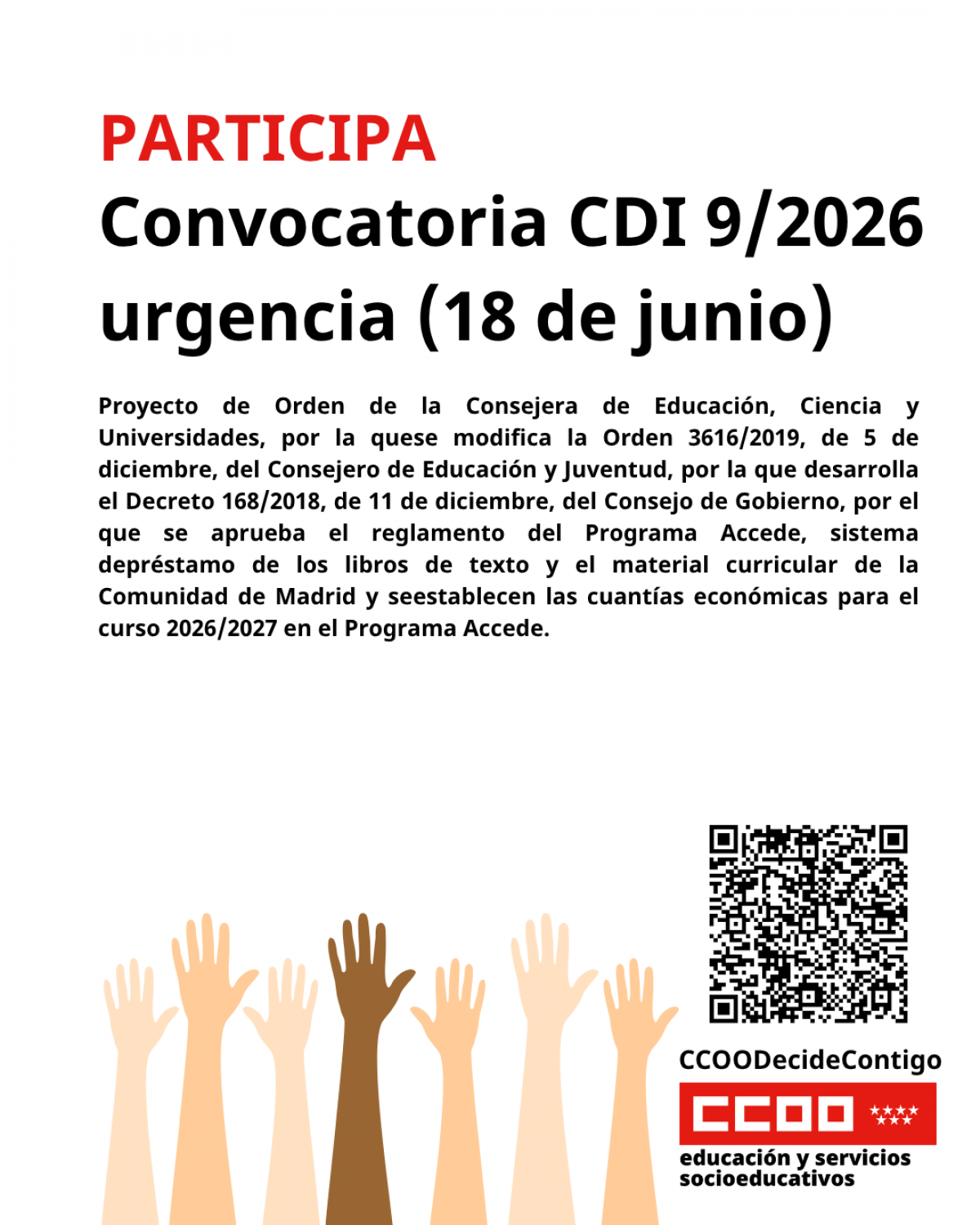Convocatoria CDI