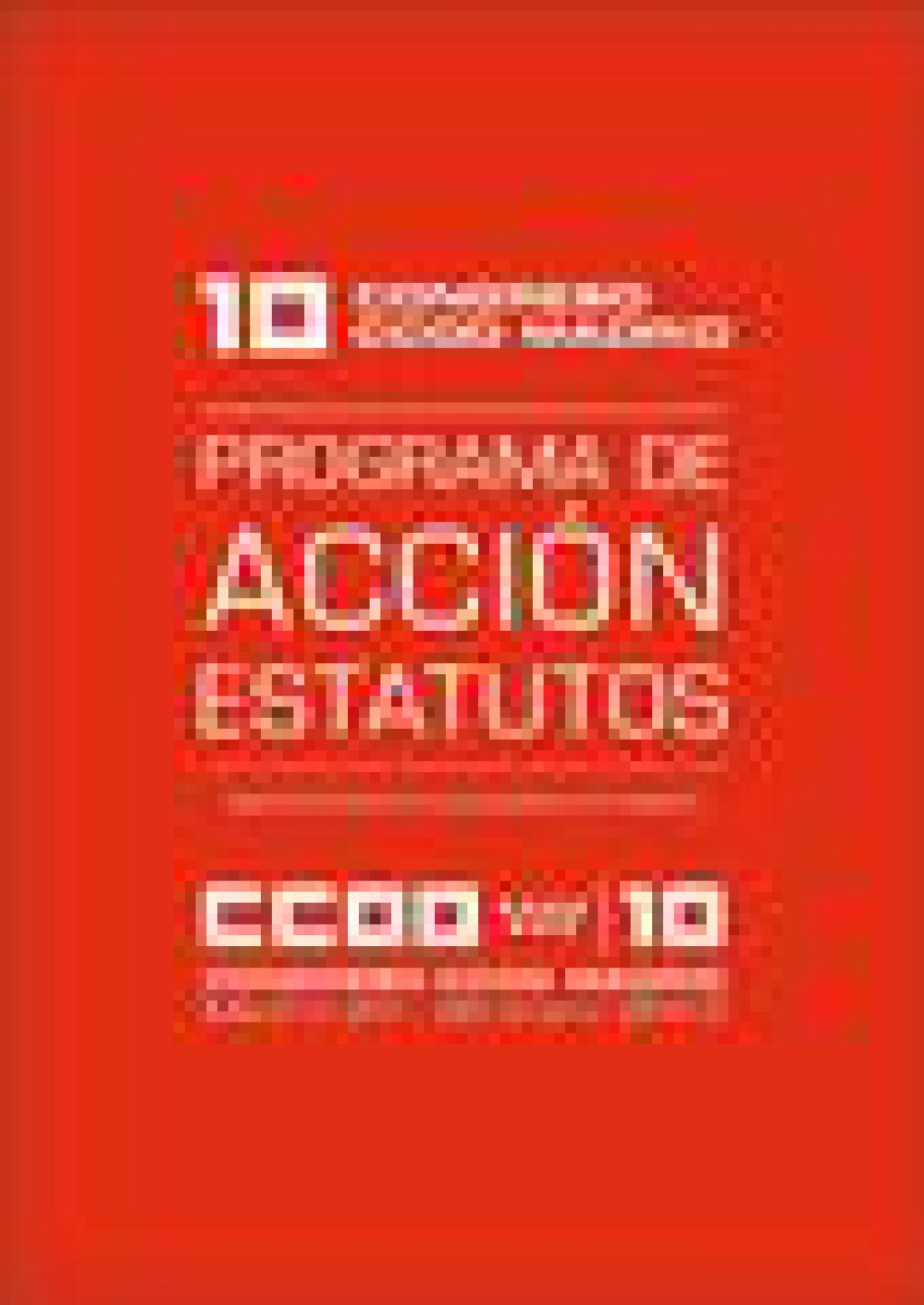 Estatutos 10º Congreso CCOO Madrid