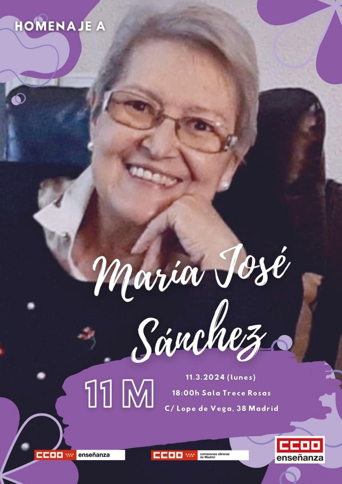 Homenaje a María José Sánchez