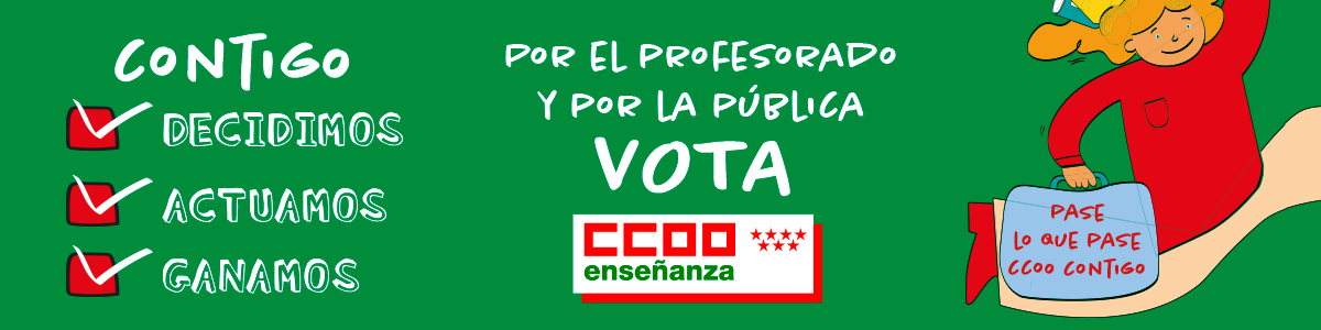 Elecciones sindicales de enseñanza no universitaria Madrid 2022