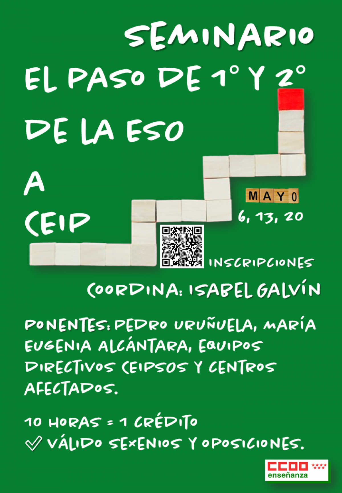 Seminario: El paso de 1 y 2 de la ESO a CEIP