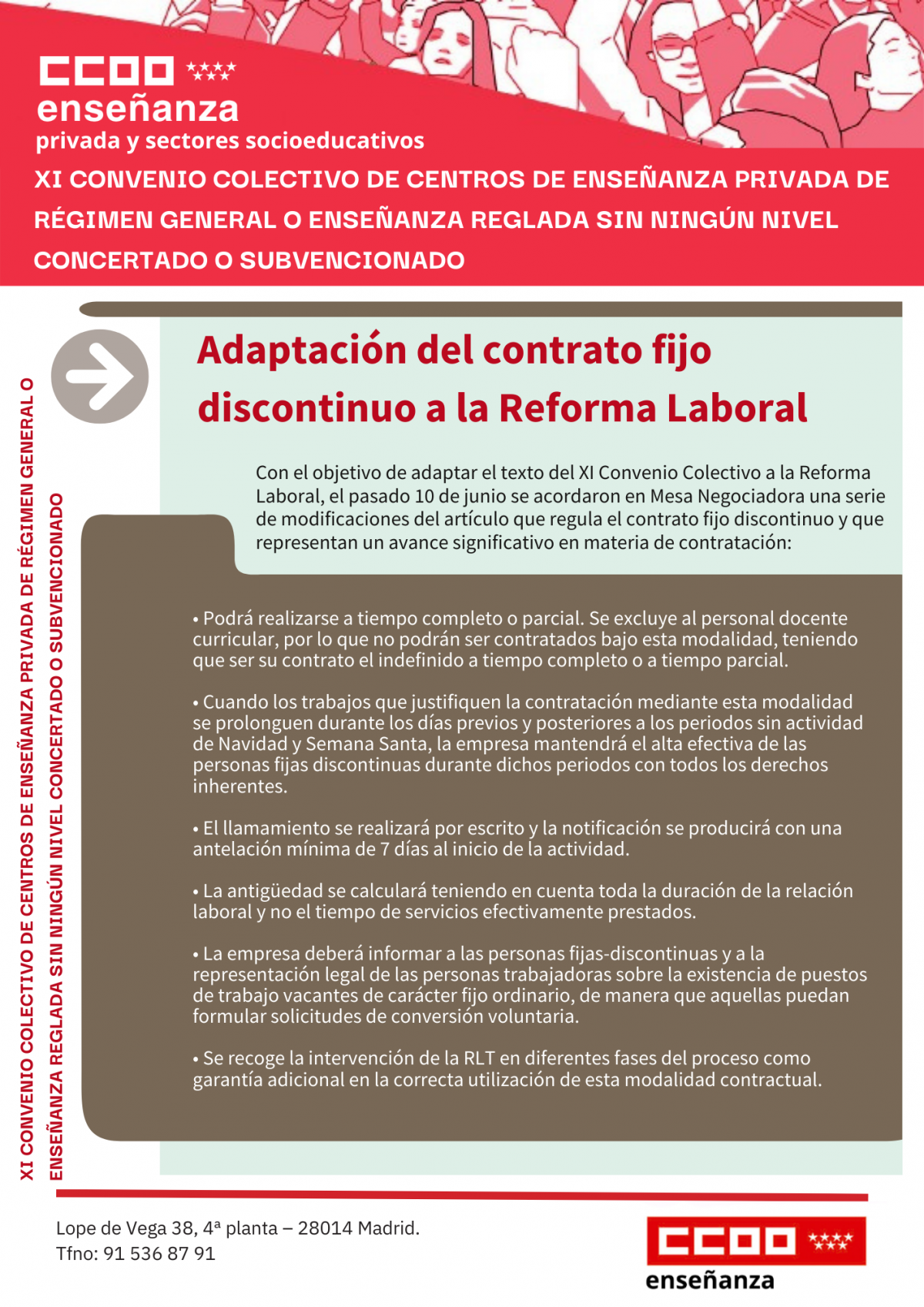 Adaptación del Contrato Fijo Discontinuo a la Reforma Laboral.