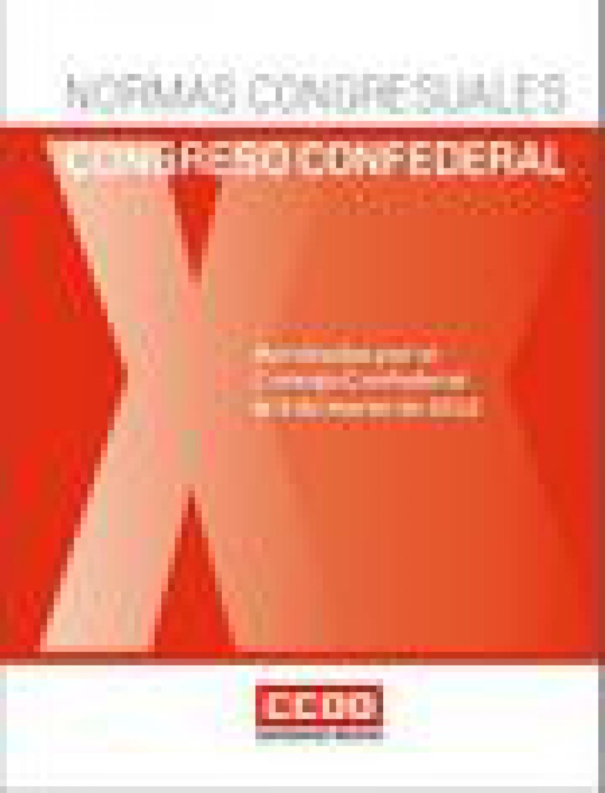 Normas del 10º Congreso Confederal de CCOO
