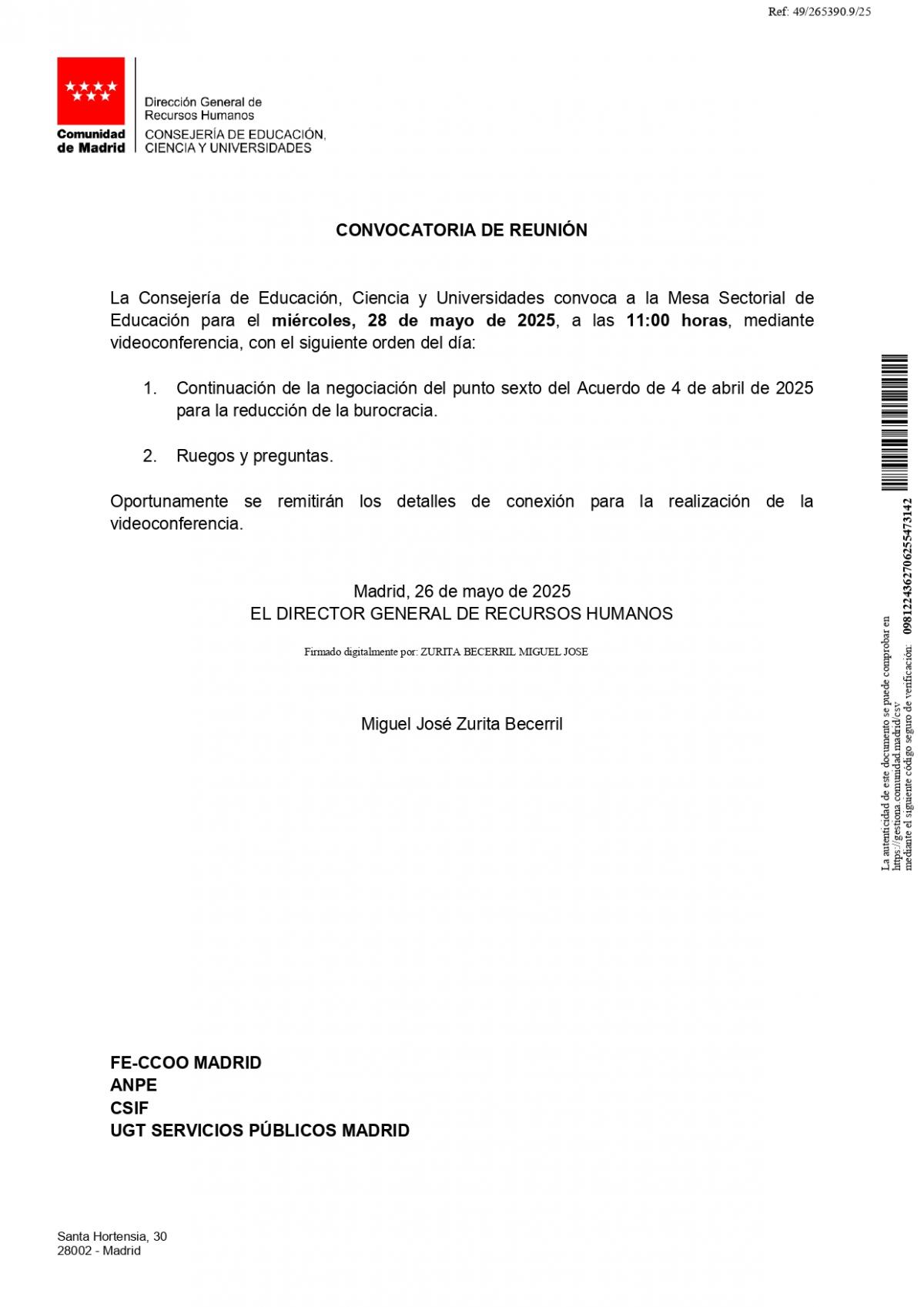 Convocatoria