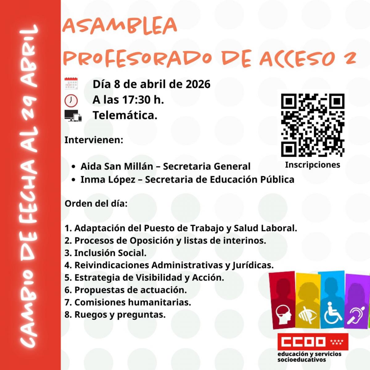 ASAMBLEA PROFESORADO ACCESO 2