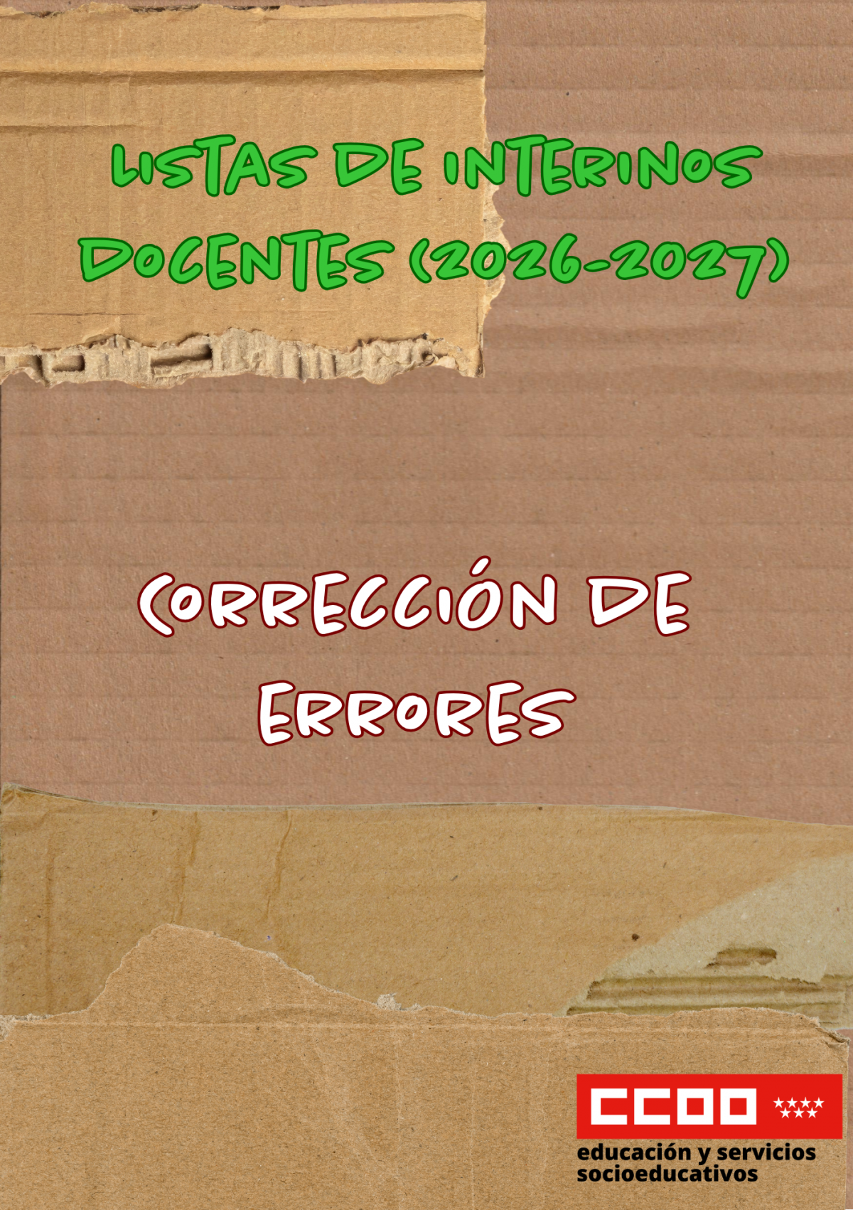 Corrección de errores