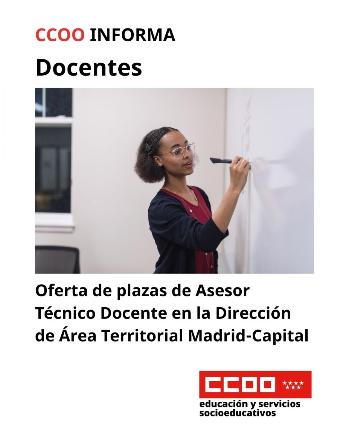 Oferta de plazas de Asesor Técnico Docente