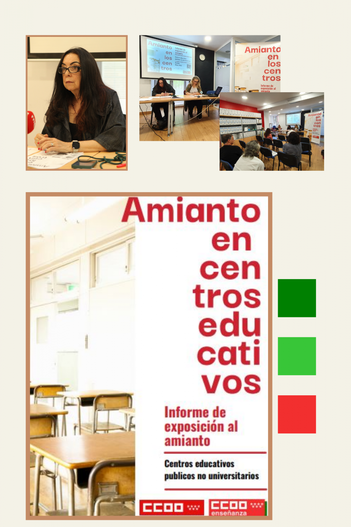Informe de exposición al amianto en los centros educativos públicos de la Comunidad de Madrid