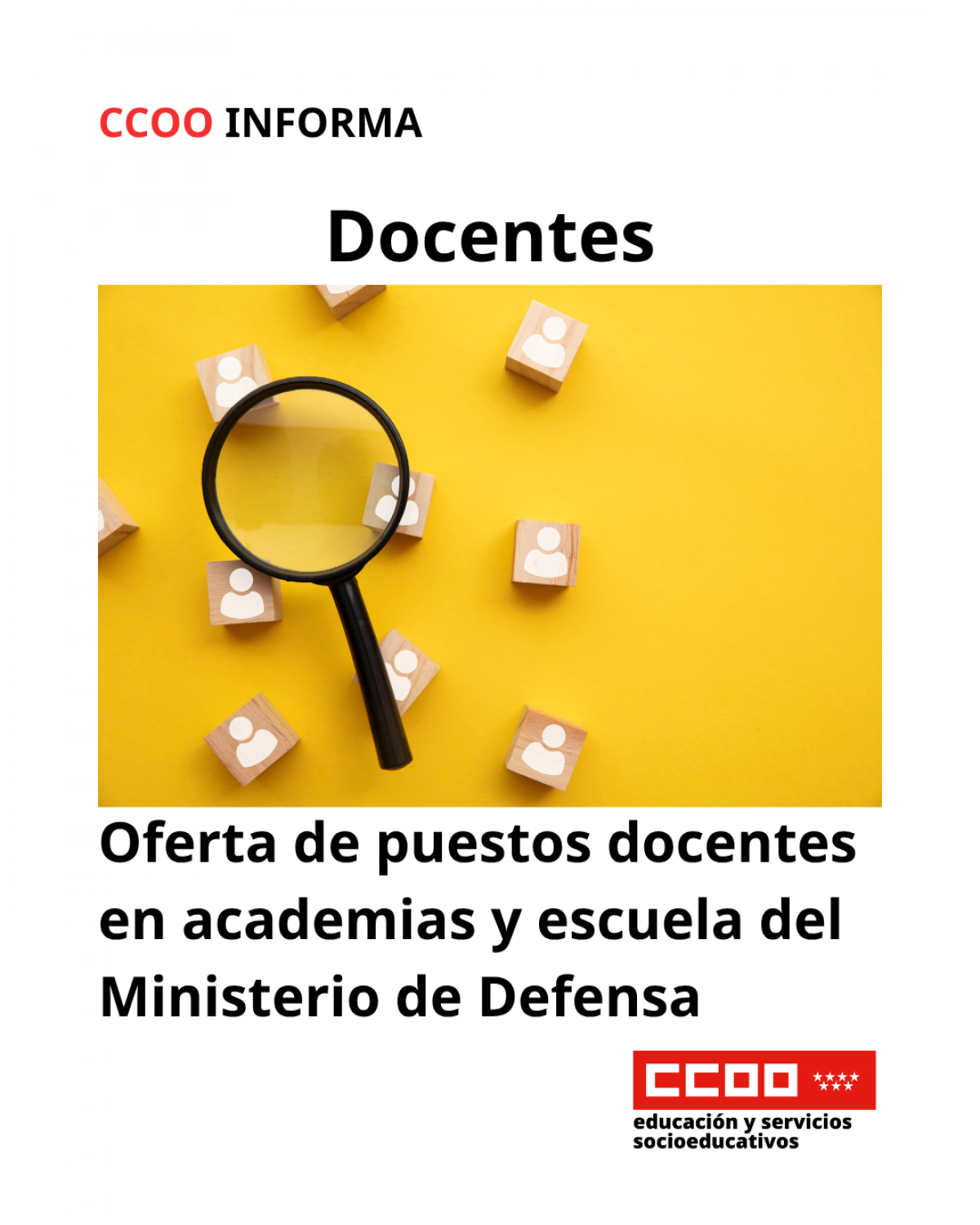 Oferta de puestos docentes