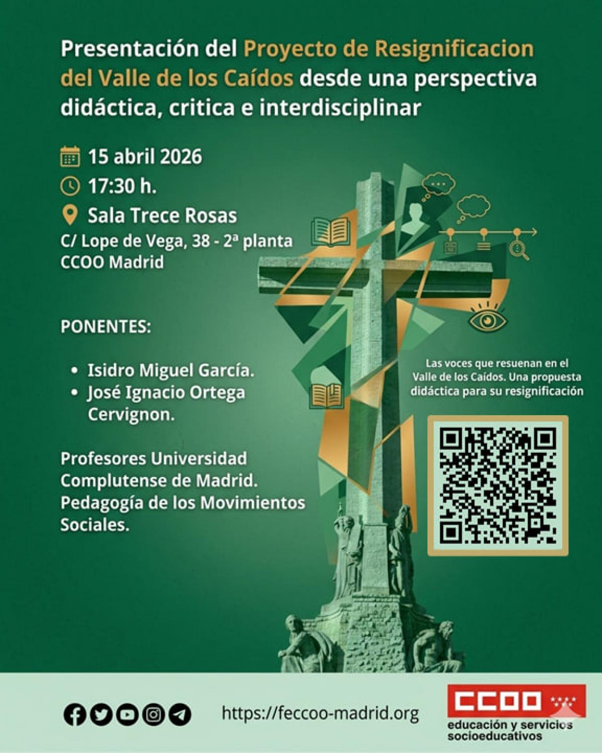 Presentación del Proyecto de Resignificación del Valle de los Caídos