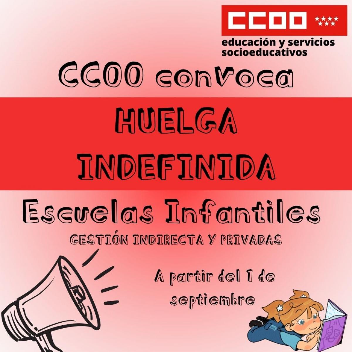 Huelga indefinida en las Esculas Infantiles