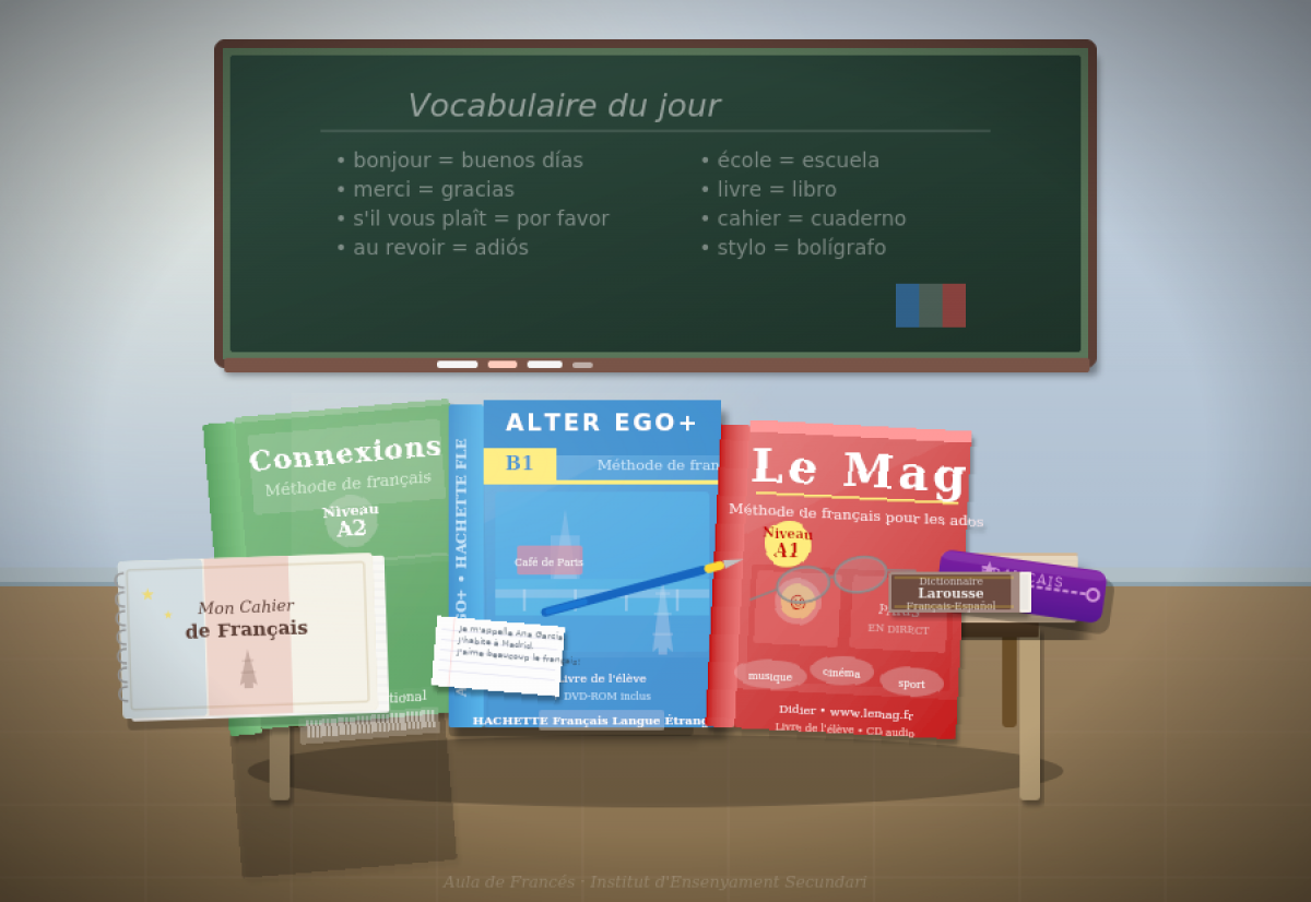 Libros texto francés