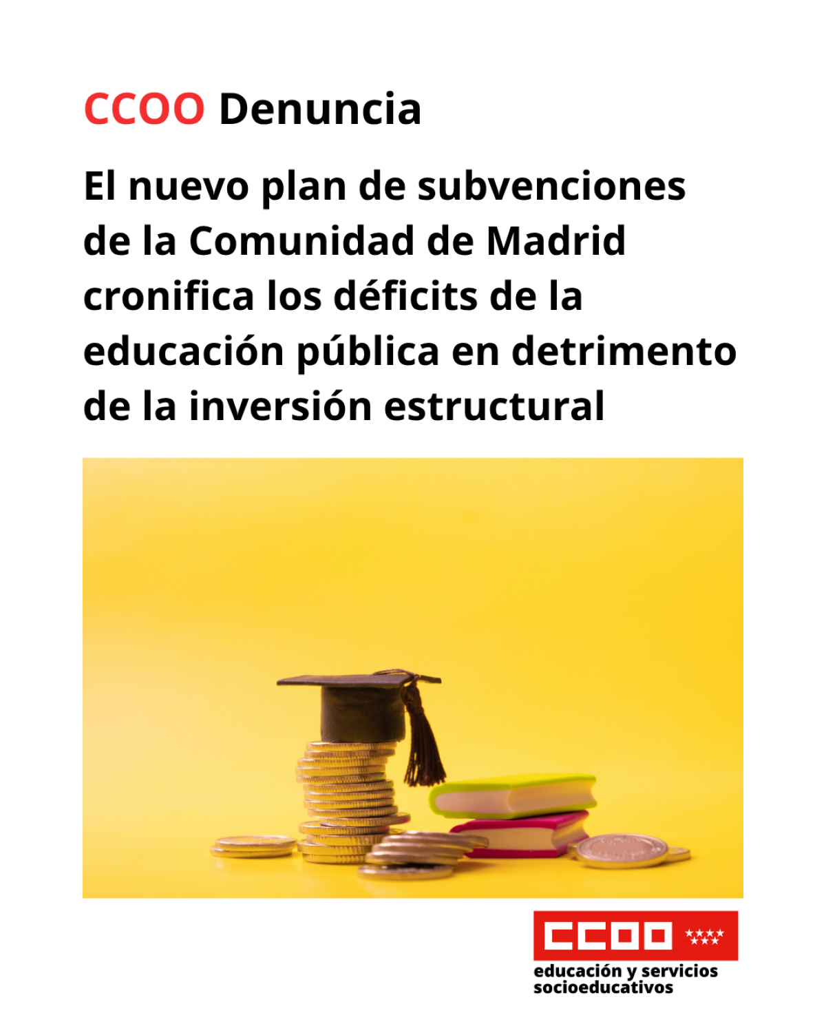El nuevo plan de subvenciones de la Comunidad de Madrid