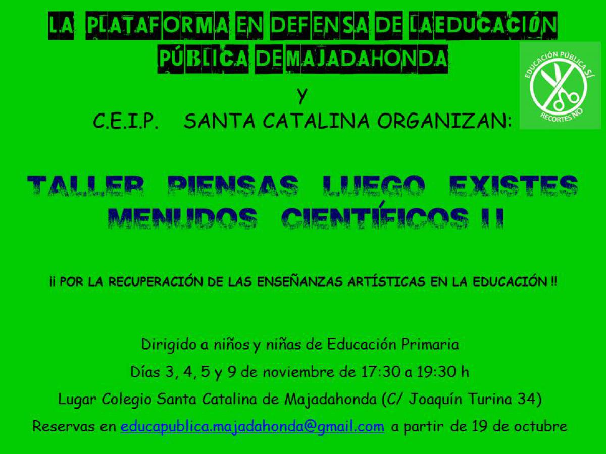 Cartel semana de la ciencia