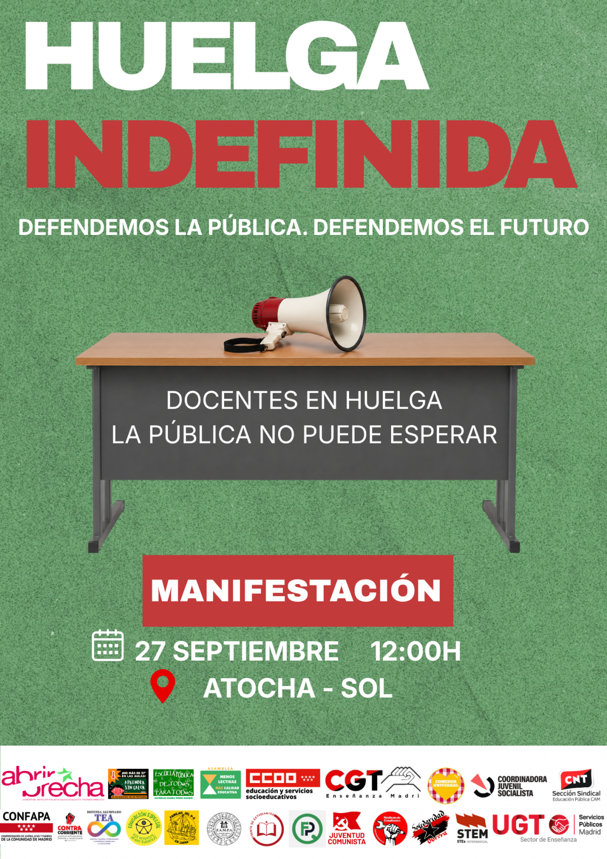 La Educación Pública sale a la calle