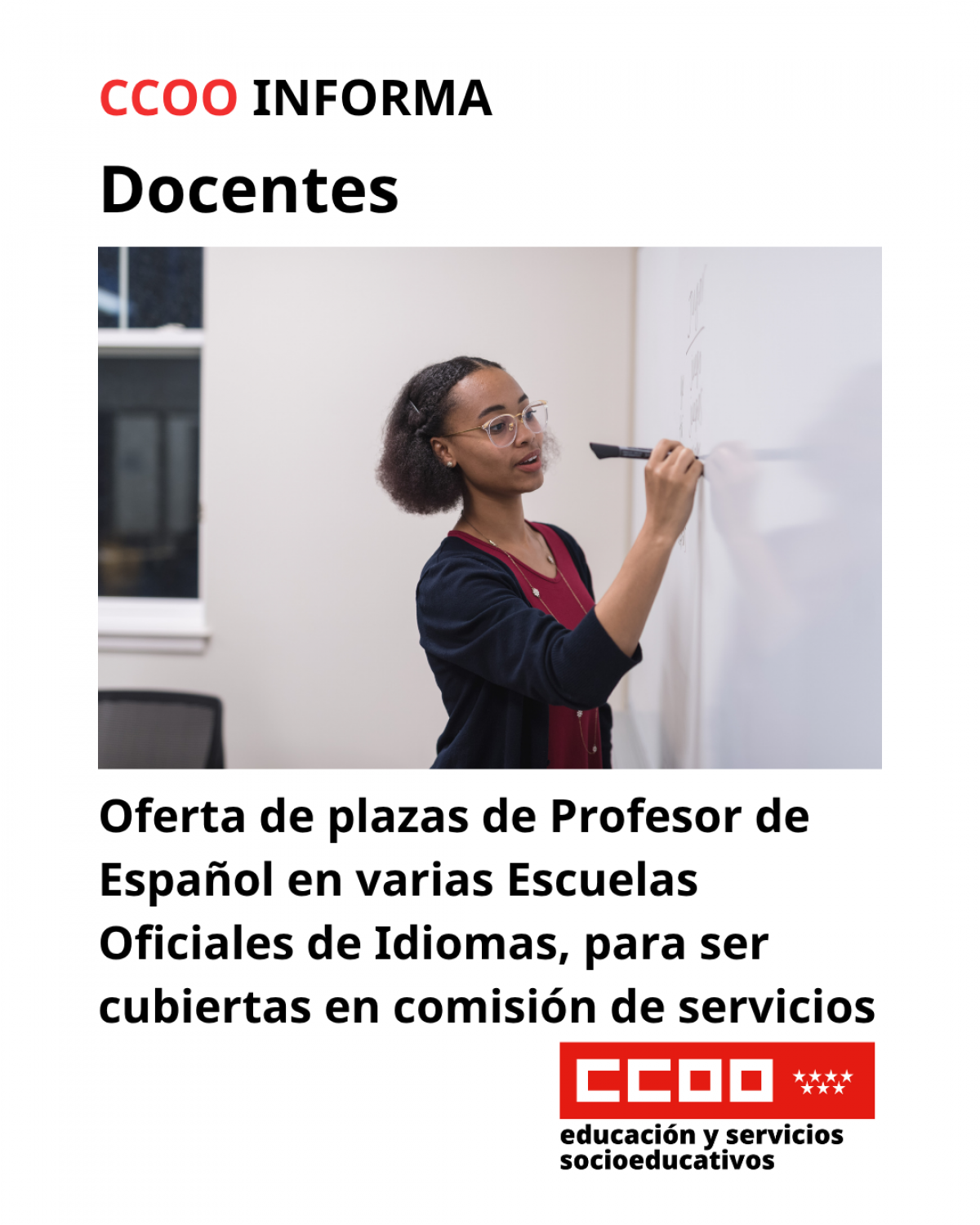 Oferta de plazas de Profesor de Español