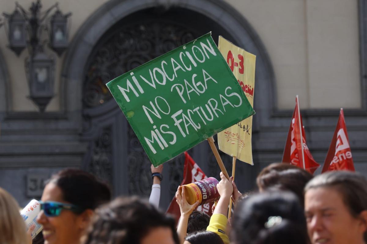 Concentración Huelga Escuelas Infantiles