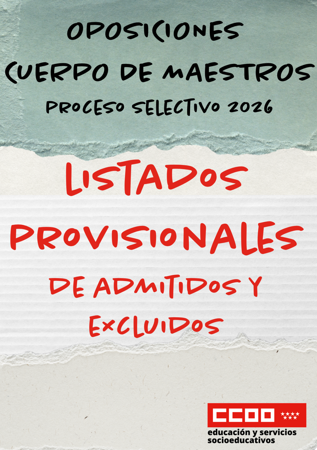Listados provisionales