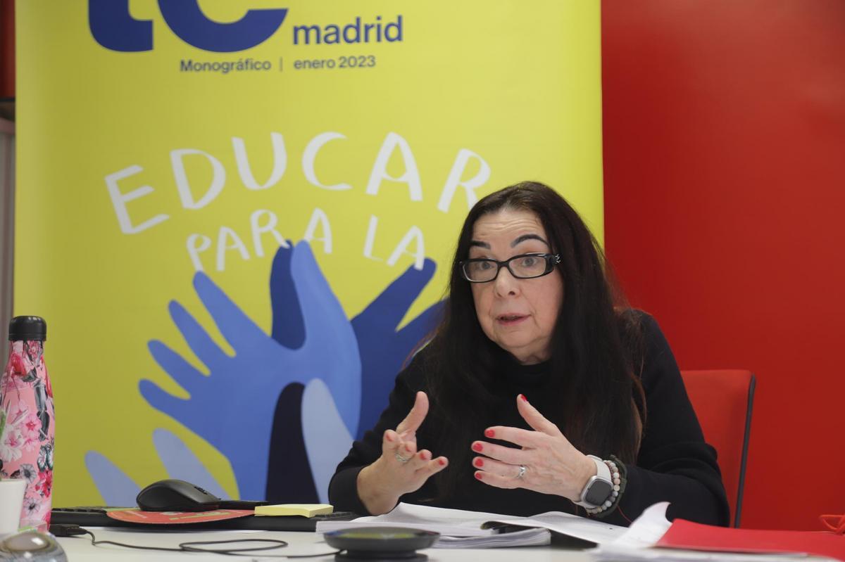 Isabel Galvín, secretaria general de la FE de CCOO Madrid