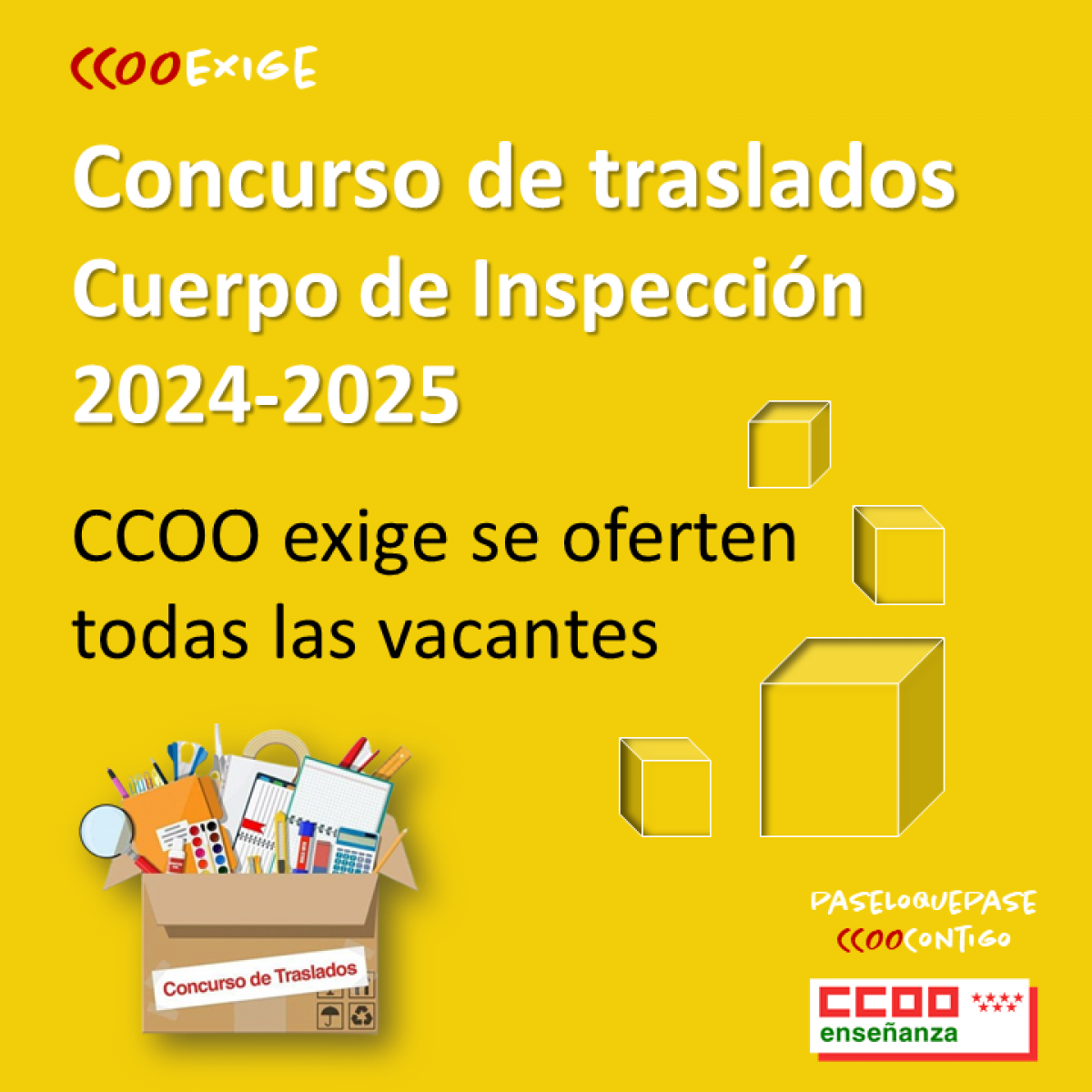 CCOO exige se oferten todas las vacantes