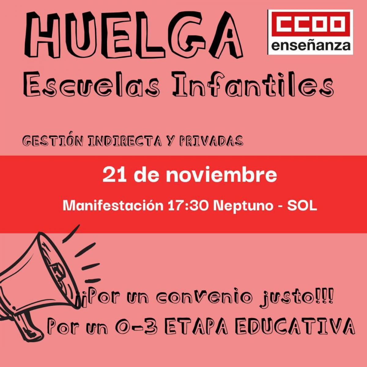 Huelga Escuelas Infantiles