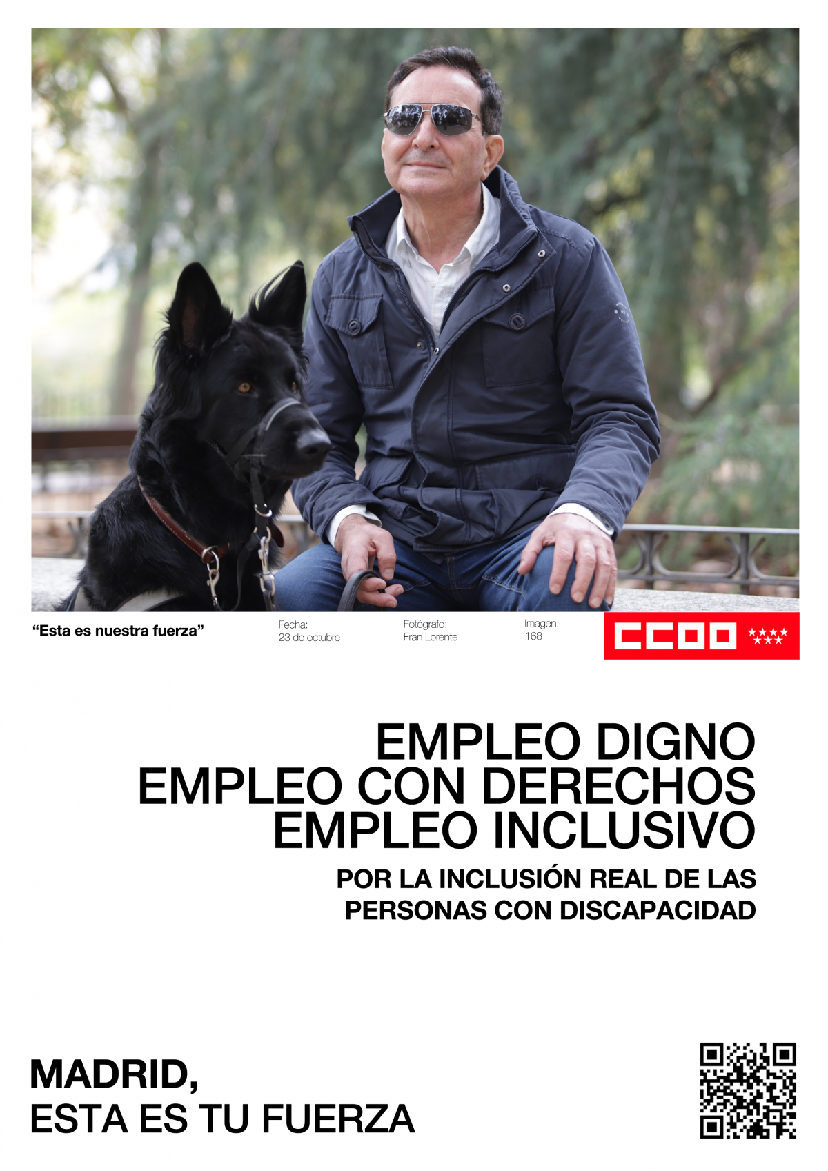 CCOO de Madrid en la XV Feria de Empleo para Personas con Discapacidad 2024