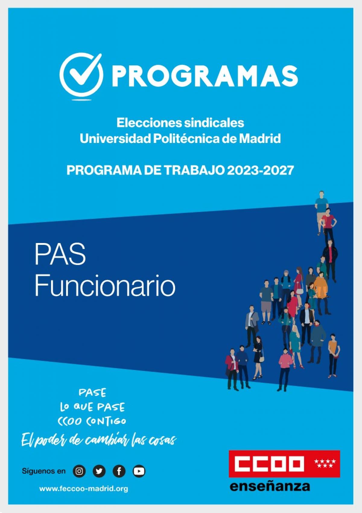 IMAGEN_Programa CCOO_PAS F UPM