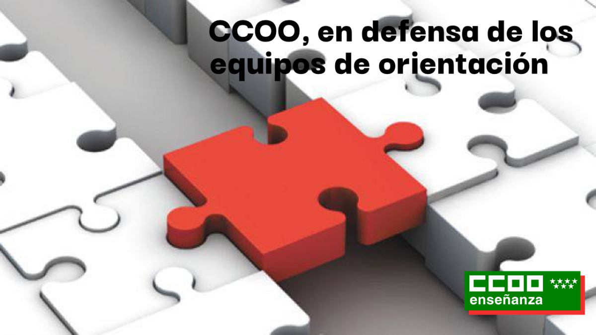 CCOO, en defensa de los equipos de orientación