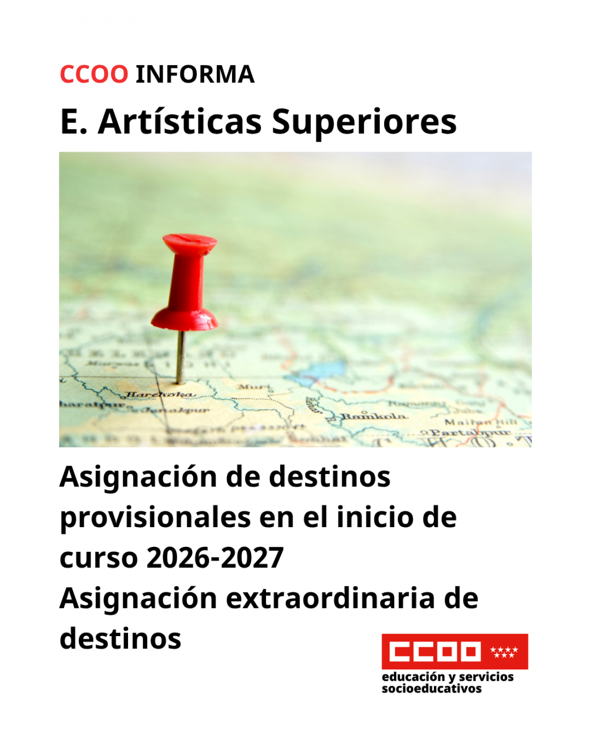 Asignación extraordinaria de destinos