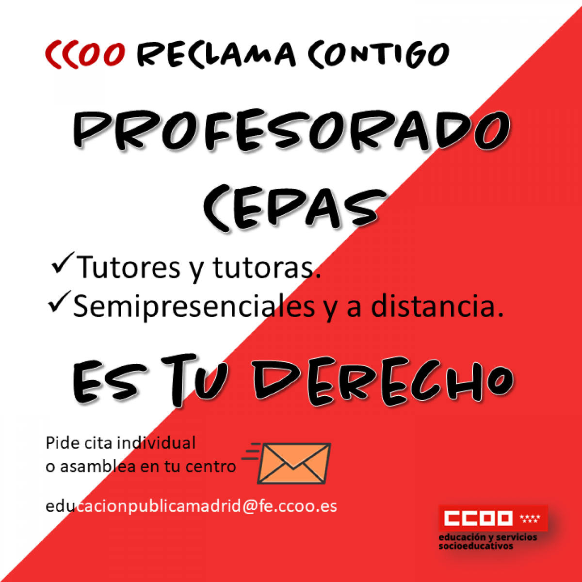 CCOO reclama contigo