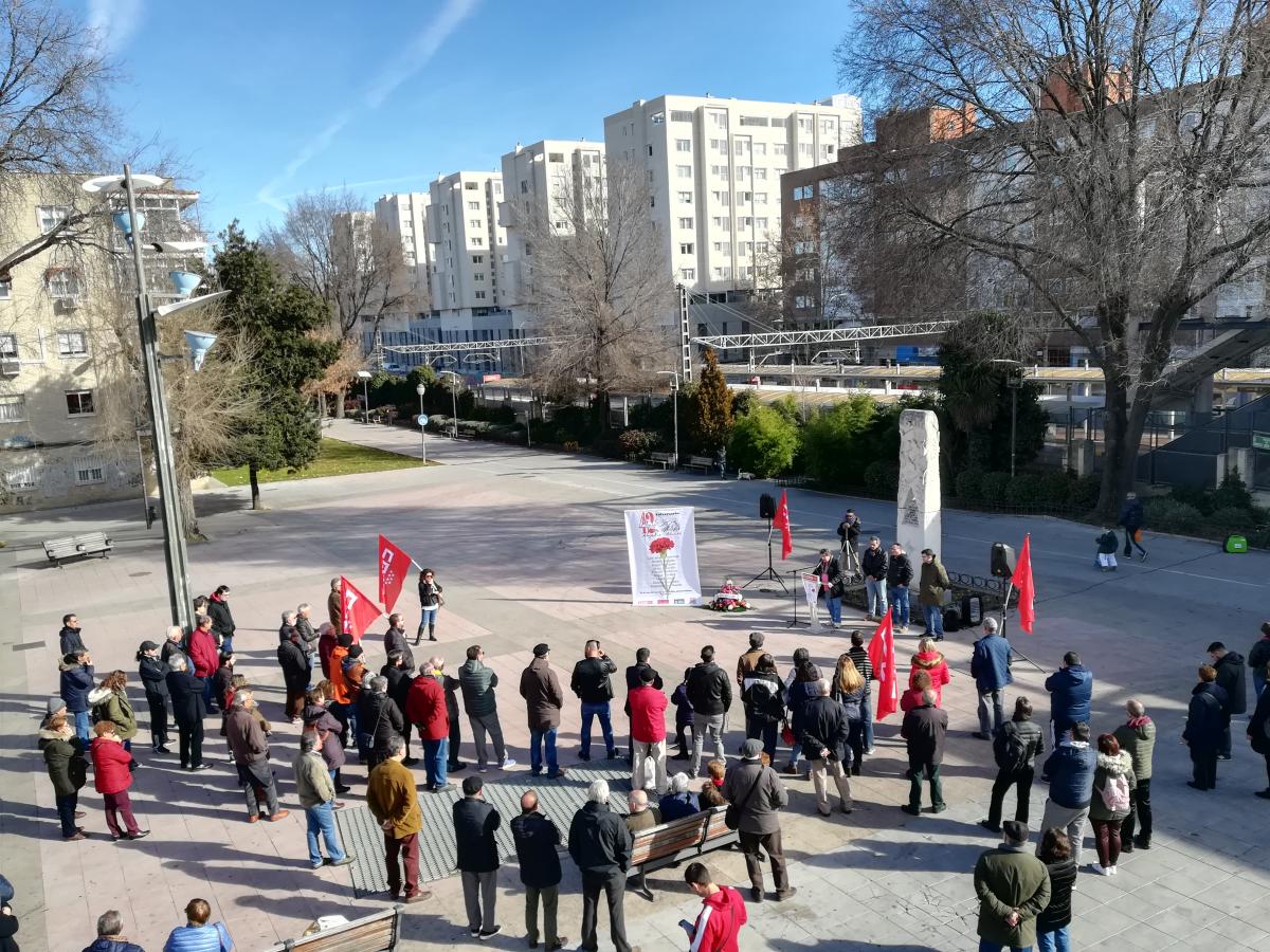 Homenaje en Coslada
