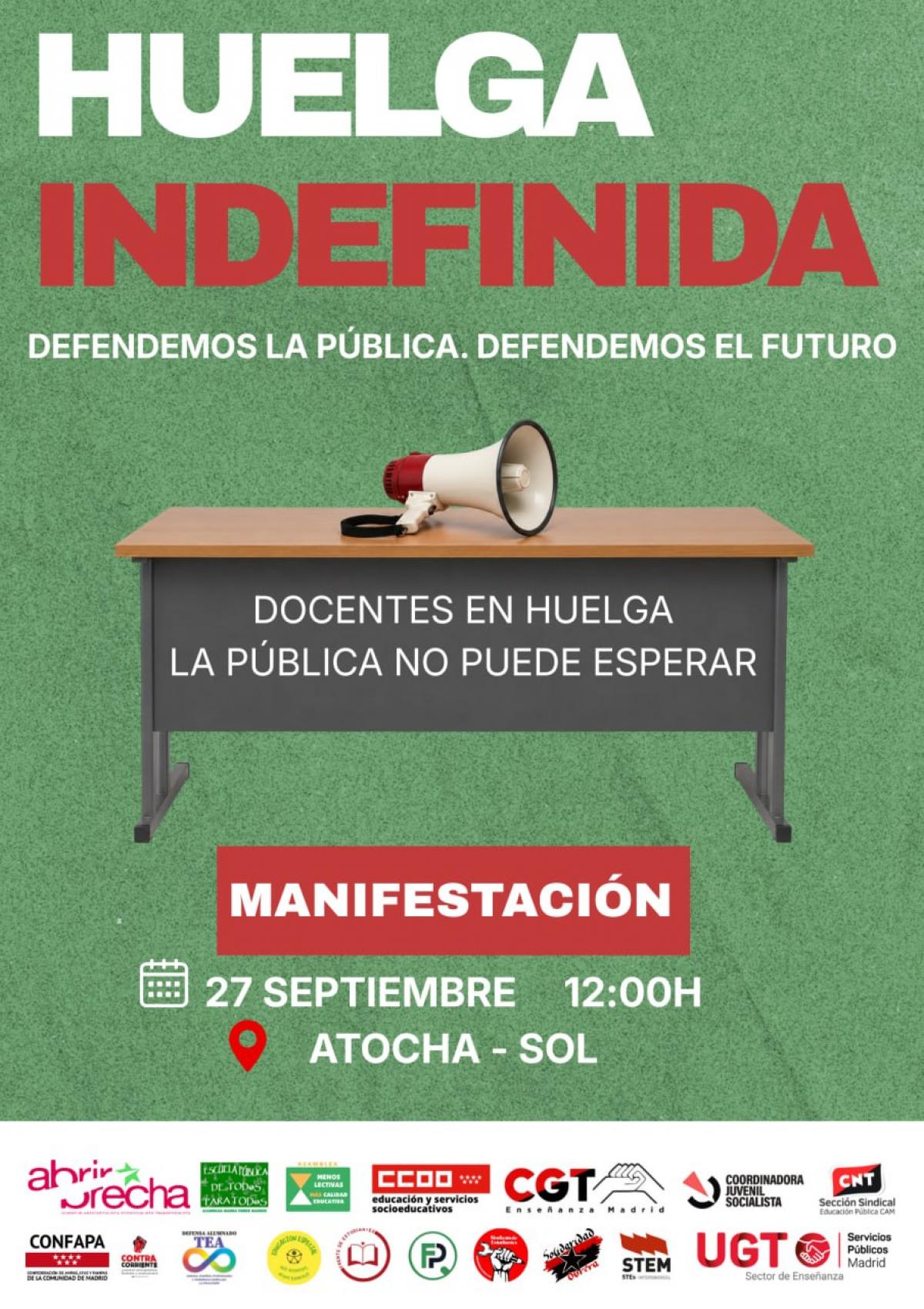 La Educación Pública sale a la calle