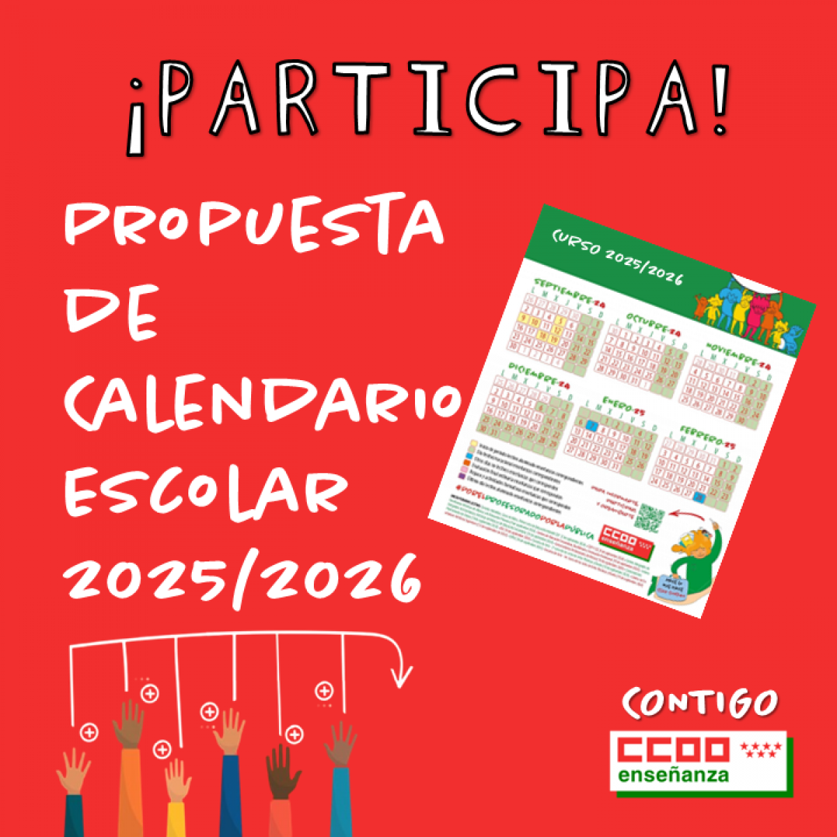 Participa: Propuesta de Calendario Escolar 2025/2026