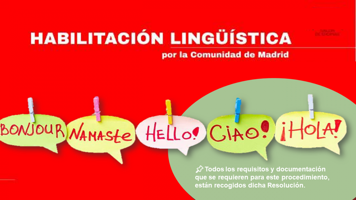 Habilitación Lingüística en Lenguas Extranjeras